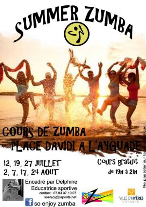 UN ETE SPORTIF AUTOUR DE LA ZUMBA UN VOYAGE DE DEUX HEURES SUR LES MUSIQUES ENSOLLEILLEES